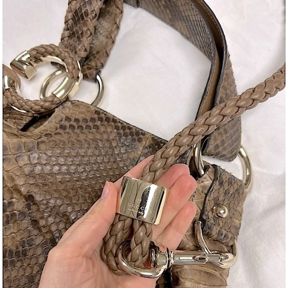 GUCCI Authentic Limited Edition Python Leather Handbag
UltraLuxury Design Piece - Picture 7 of 14